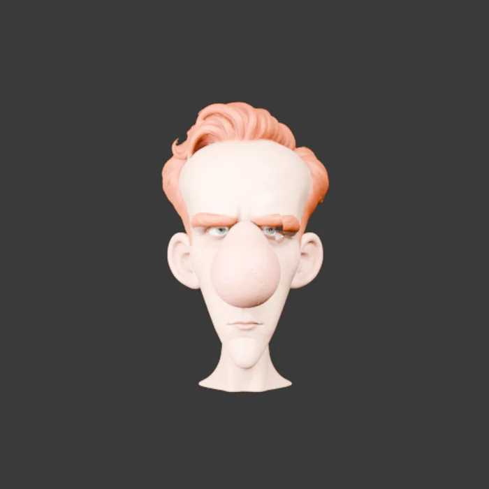 Illustrative 3D caricature example
