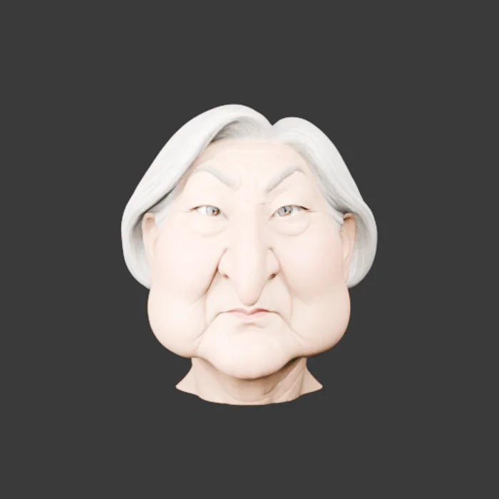 Illustrative 3D caricature example