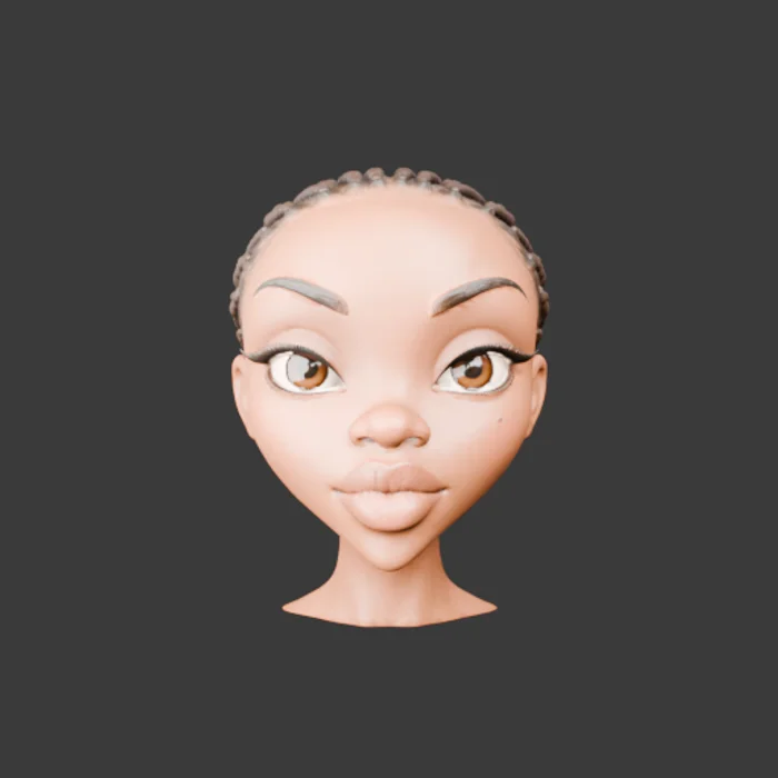 Illustrative 3D caricature example